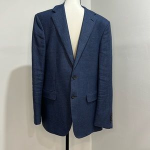 Polo Blue Plaid Blazer